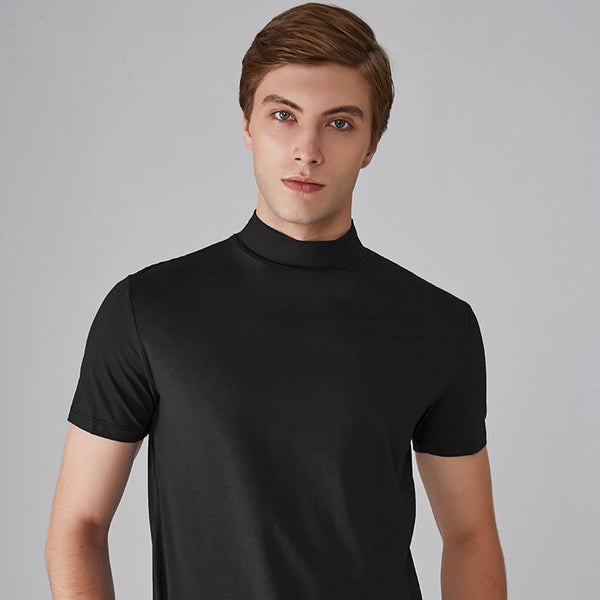 Slim Stand Collar Everyday Tee
