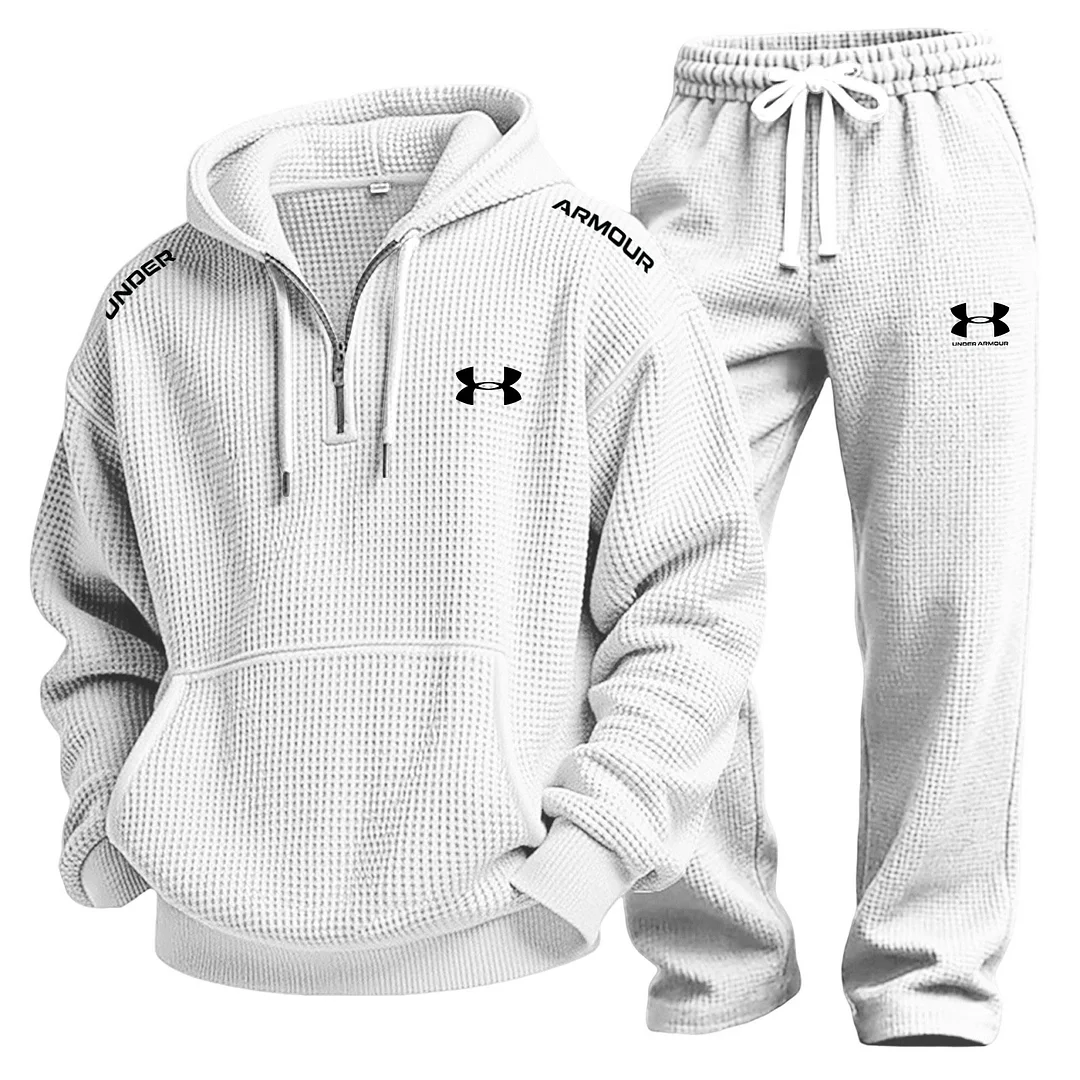 Waffle Knit Cozy Sweatshirt Set