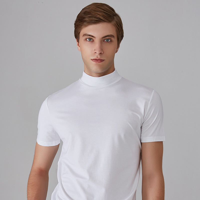 Slim Stand Collar Everyday Tee