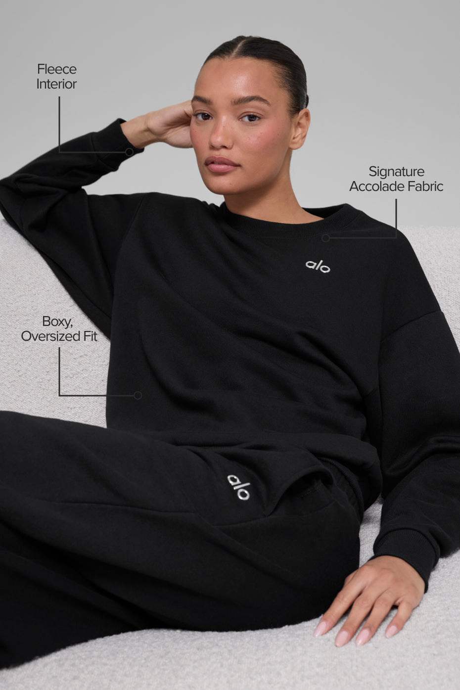 Accolade Cozy Crew Pullover