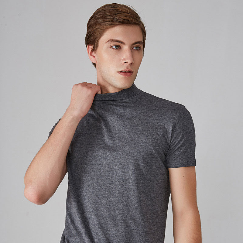Slim Stand Collar Everyday Tee